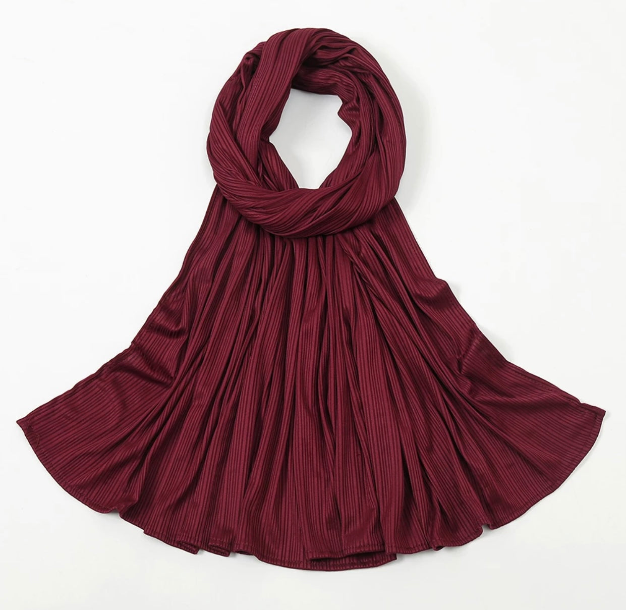 WINE Premium Ribbed Jersey Hijab
