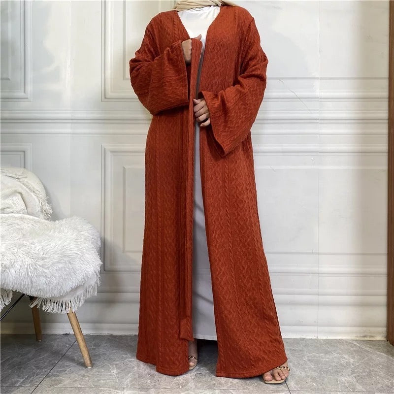 Brick Sweater Abaya ~ Final Sale