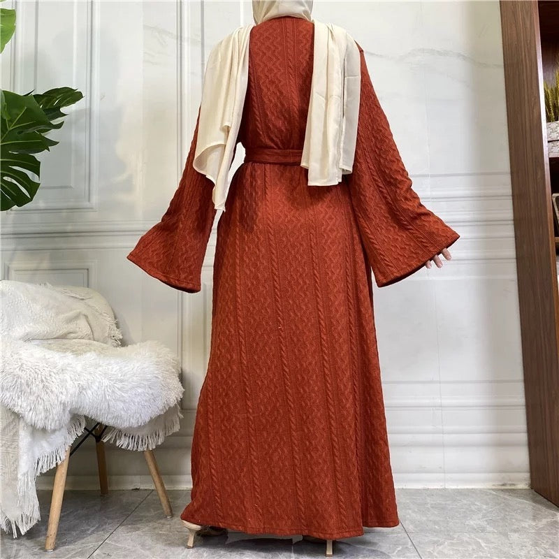 Brick Sweater Abaya ~ Final Sale